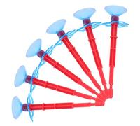 ibasenice 6 Flechas De Ventosa De Repuesto Flechas De Plástico con Ventosas para Lanzador De Telaraña Juguete De Tiro para Niños Juego De Disparo Al Aire Libre Fiesta Y Juego En Familia