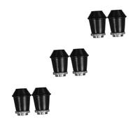 ibasenice 6 Piezas Almohadillas Para Los Pies Del Tambor Protector De Pie De Tambor Pad De Batería Piezas De Bastidor De Batería Pies De Rack De Tambor Piezas De Soporte De Caja Caucho