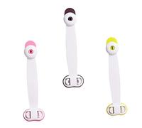 ibasenice 6 Piezas Anti-Pellizco Hebilla De Mano Cerradura De Gabinete Pestillos Para Cajones Cerradura Infantil Cerraduras De Cajones Para Niños Para Refrigerador Correa De Bloqueo Armario