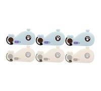 ibasenice 6 Piezas Cerradura De Cajón Anti-pellizco Cerraduras De Gabinetes Para Niños Cerraduras De Seguridad Del Gabinete Del Bebé Armario Cerradura Del Cajón Abdominales Niño Pequeño