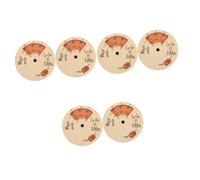 ibasenice 6 Piezas Herramienta De Melodía De Madera Accesorio Para Piano Herramienta De Melodía De Piano Círculo De Quintas Rueda Melódica Acorde De Rueda Herramienta De Exploración Musical