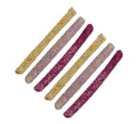 ibasenice 6 Piezas Hierba Pétalo Mixtos Juguetes Masticables Naturales para Conejos Hámsteres Cobayas Golosinas para Hámster Juguetes para Conejos Comida para