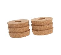 ibasenice 6 Piezas Jarrón con Agujeros Tapa de Corcho con Agujero Tapas de Corcho para florero Tapa de jarrones de Flores de Plantas enchufes de Tapa de Corcho Tapones de Corcho Marrón