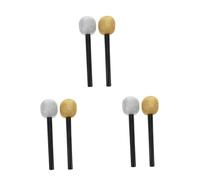 ibasenice 6 Piezas Micrófono Falso Decorativo para Halloween Purpurina Dorada y Plateada Accesorio y Portátil para Disfraces de Cantante Fiestas y