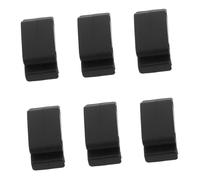 ibasenice 6 Piezas Soportes para Púas de Guitarra de Goma Portátiles y Ajustables para Guitarras Acústicas Eléctricas Bajos y Ukeleles Accesorios Multifuncionales para Músicos