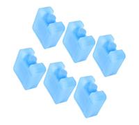 ibasenice 6 Piezas Ventilador De Aire Acondicionado Enfriamiento De Hielo De Verano Cajas De Hielo Reutilizables Caja De Hielo del Congelador Caso De Hielo Más Fresco El Plastico