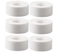 ibasenice 6 Rollos de Protectores Autoadhesivos de Tela No Tejida Almohadillas Absorbentes de Sudor de Color Claro, Fáciles de Desmontar para Cuello y Gorro y Uso Diario
