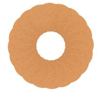 ibasenice 60 Piezas Posavasos de Corcho Absorbentes Posavasos Redondos de Corcho Autoadhesivos 1mm Protección Térmica Fácil Instalación para Proyectos DIY y Ambiente de Café