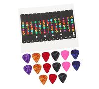 ibasenice 6juegos Pegatinas De Notas Para Guitarra Púas De Stickers Para Principiantes El Diapasón Para Facilitar El Aprendizaje Accesorios Prácticos De Guitarra