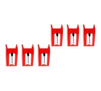 ibasenice 6piezas Agujas De Gramófono De Repuesto Aguja De Tocadiscos Punta Cónica Compatible Tocadiscos y Reproductores De Discos Duradera y De Instalar