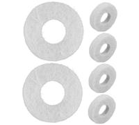 ibasenice 6piezas Almohadillas De Instrumento Junta De Llave Kit De Reparación De Repuesto De Instrumento Almohadilla De Fieltro Útil