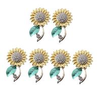 ibasenice 6piezas Clip De Perfume De Flor Para Automóvil Difusor Aromático Para Ventilación Decoración Interior De Coche Aromatizante Floral Para Crear Agradable