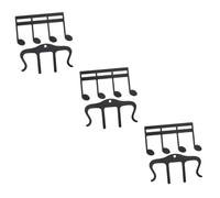 ibasenice 6piezas Clips De Partitura De Metal Para Libros De Música Soporte De Página Para Pianistas Guitarristas y Compositores