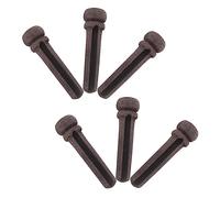 ibasenice 6piezas Cono De Fijación De Cuerda Para Guitarra Color Marrón Para Reemplazar Los Pasadores De Guitarras Clásicas