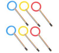 ibasenice 6piezas Cuerdas De Seguridad Para Niño Niña Colores Brillantes Antipérdida Para Jardín Infantil y Preescolar Cuerda De Paseo Para Grupo De Niño Niña Distanciador Seguro