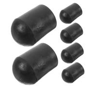 ibasenice 6piezas Junta del Cordal del Violonchelo Soporte de Apoyo Punta de Goma Oscura Antideslizante Repuesto de Instrumento para Concierto Protección de Suelo