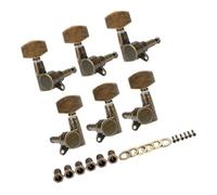 ibasenice 6piezas Perillas De Guitarra Vintage De Aleacion Clavijero Para Guitarras Acústicas y Eléctricas Bloqueo Para Mayor Estabilidad y Precisión De Afinación Escenarios Musicales