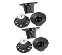 ibasenice 6piezas Perillas De Potenciómetro De Volumen Para Guitarra Eléctrica Reemplazo Práctico y Duradero Knob De Escala Accesorios Útiles Para Músicos
