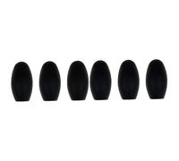 ibasenice 6piezas Protector De Teclas De Saxofón De Silicona De Accesorios Negros Para Claves Laterales Compatible Tipos De Saxofón