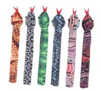 ibasenice 6piezas Pulsera De Serpiente Para Brazaletes De Golpe Juguete Divertido y Espeluznante Infantiles y Halloween