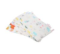 ibasenice 6piezas Toalla Facial De Algodón Para Recién Nacidos Pañuelo Saliva y Uso Diario