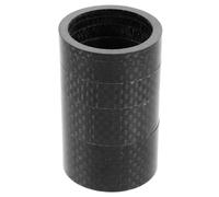 ibasenice 7 Espaciadores de Potencia para Bicicleta de Carretera y Montaña Fibra de Carbono Colores Negro Tamaños 1Mm y 2Mm Arandelas de Dirección Ligeras y Resistentes para Mejorar la