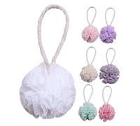 ibasenice 7 Uds Bola De Baño Para Casa De Muñecas Esponja De Ducha En Miniatura Esponja De Ducha Modelo Bolas De Baño De Muñeca De Exfoliante Bolas De a Exfoliantes