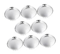 ibasenice 8 Clavijas de Afinación de Guitarra Metal Plateado Tornillos y Arandelas, Perillas para Cuerda Acústica y Eléctrica, Accesorios para Ajuste Preciso en Instrumentos Musicales