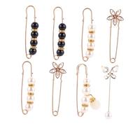 ibasenice 8 piezas Broches Ajustadores de Cintura para Mujer de Imperdibles Decorativos Alfileres Retráctiles para Falda y Vestido Accesorios Ligeros y Duraderos para Modificar Cintura y