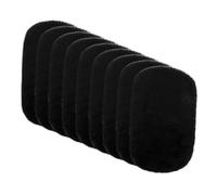 ibasenice 8 Piezas Cepillo De Cuidado del Sofá De Cuero Guante De Limpieza De Tela Cepillo De Jabón para Silla De Montar Guantes para Pulir Sofás Limpieza De Pinceles Suaves Felpa Negro