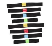 ibasenice 8 Piezas Cinturón Silenciador para Platillos Elástico Almohadillas de Amortiguación para Batería Compatible con Accesorios para Práctica Silenciosa y Protección Auditiva