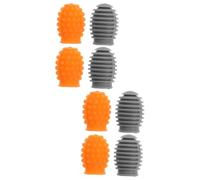 ibasenice 8 Piezas Conjunto De Baquetas Consejos Para Practicar Con La Bateria Consejos Para Silenciar La Batería Puntas De Baquetas De Silicona Accesorios De Gel De Sílice