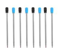 ibasenice 80 Piezas Recambios Cortos para Bolígrafos Recarga de Tinta Metálica Negra y Azul, Recambio de Bolígrafo Giratorio de Metal para Decoracion Colegio y Escritura Suave