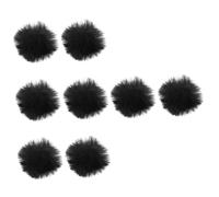 ibasenice 8piezas Cubierta De Micrófono De Piel De Oveja Antiviento y Resistente Impurezas Compatible Varios Modelos De Micrófonos