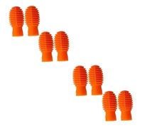 ibasenice 8piezas Cubiertas De Para Baquetas De Batería Amortiguadores Silenciosos Para Práctica Accesorios De Percusión Protección Para Baquetas Reducción De