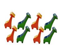 ibasenice 8piezas Juguetes Musicales De Percusión Forma De Jirafa Para Educación Temprana Shakers Coloridos Para Niño Niña Para Casa y Jardín De Infancia
