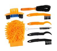 ibasenice 8piezas Kit De Limpieza De Cadena Para Bicicleta Juego De Limpiadores De Cadena Herramientas De y Limpieza Accesorios Para Bicicleta