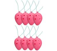 ibasenice 8piezas Ocarina Para Principiantes Mini Instrumento Musical Para Ocarina Color Rosa Para Práctica y Aprendizaje Musical