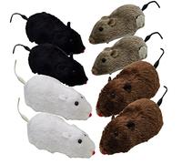 ibasenice 8piezas Ratón De Juguete De Cuerda Juguetes Interactivos para Gatos De Peluche Ratones De Cuerda para Gatos De Persecución para De Interior Móvil para De para Halloween