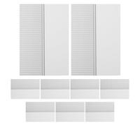 ibasenice 9 Piezas de Accesorios para casa de muñecas Escala 1:12: Paneles Pared autoadhesivos - Papel Pintado en Miniatura Autoadhesivo para decoración Casas muñecas, álbumes Recortes,