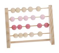 ibasenice Ábaco de Madera para Juguete Educativo de Cuentas para Aritmética Desarrollo Cognitivo y Coordinación Manual Herramienta Interactiva para Primaria y Educación Temprana