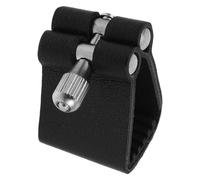 ibasenice Abrazadera de Cuero para Saxofón Alto Pinza de Caña U Clip Duradero para Boquilla Accesorios de Instrumentos Musicales para Principiantes y Músicos