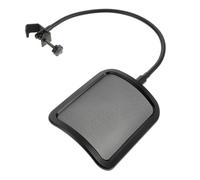 ibasenice Abrazadera De Micrófono Filtro Antipop Negro De Metal Para Micrófono De Grabación Protector De Aislamiento Cubierta Absorbente De Sonido Para Uso Estudio