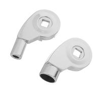 ibasenice Abrazadera para Soporte de Platillo de Batería en Aleación de Aluminio Plata, Instalación Rápida y Ajuste Preciso Compatible Estándares de 8 Mm y 19 Mm para Rack de Percusión
