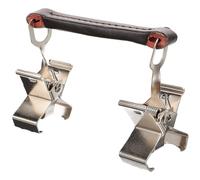 ibasenice Abrazaderas de Metal para Lienzos Húmedos Correa de Cuero Sintético, Clips Resistentes para Marcos de Pintura al Óleo, Herramienta para Artistas en Procesos de Secado