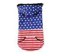 ibasenice Abrigo De Invierno para Perros Grandes De Poliéster Disfraz Decorativo para Mascotas Sudadera Capucha para Perros Accesorio para Paseos Frío