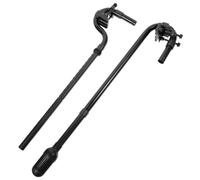 ibasenice Accesorio para Filtro de Pecera Tubo de Agua, Plástico Negro | Difusión Tipo Spray Bar, Diseño Resistente, para Acuarios Plantados y Sistemas de Canister