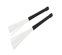 ibasenice Accesorios para Cepillos de Percusión Cepillo de Percusión en Tonos Claro y Oscuro para Baterías, Escobillas de Jazz y Práctica de Tambores