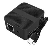 ibasenice Adaptador Splitter Ethernet Conector para Compartir Compatible Routers y Computadoras Expansión De Conexiones Soporta Mbps Fácil Instalación y Uso