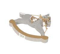 ibasenice Adornos De Caballo Balancín Caballito Balancín De Madera De Juguete 1 12 Muebles De Madera Pequeña Estatua De Caballo Letrero De Mesa De Animales Artesanías De Madera Mini Niño MDF